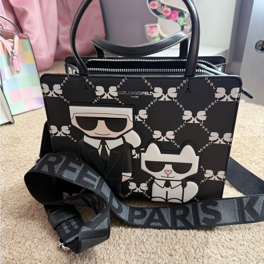 Karl Lagerfeld Black Handbag